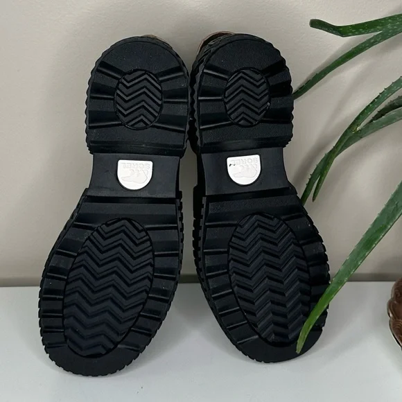 SOREL ONA Streetworks Fisherman Mid Sandal | Black Croc Embossed | Women’s 8 New - Picture 7 of 13